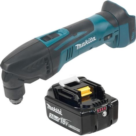 Makita DTM50Z 18v LXT Lithium Cordless Multi Tool Multitool + BL1830 3ah Battery (1/5)