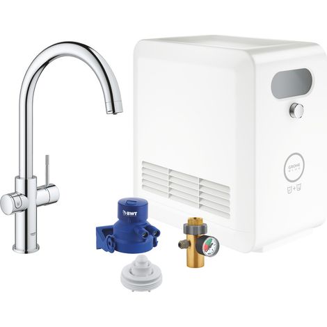 Kit GROHE per Generare Acqua Filtrata e Refrigerata dal Rubinetto 31323002 - Controllo Tramite Smartphone (1/3)