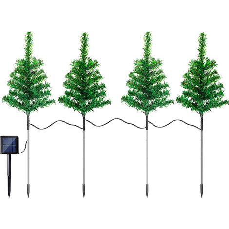 Jiubiaz Luces de Navidad solares 4W,8 modos,impermeable IP65,para fiestas,Navidad,patio,jardín y celebraciones navideñas