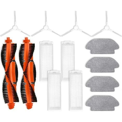 Accessoires et pièces de rechange pour aspirateur robot Xiaomi T12 / S10 / S12 / B106GL : brosse principale latérale, filtre HEPA (1/5)