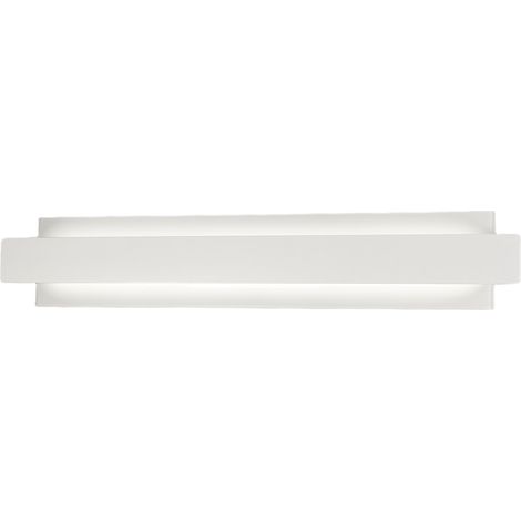 Applique Murale Led Intégrée Regolo 21 W 2150 Lm 3000 K, Métal Et Verre, Blanc, Design Moderne, Dimmable, Coupure De Phase, Ip20 Classe 1 (1/3)