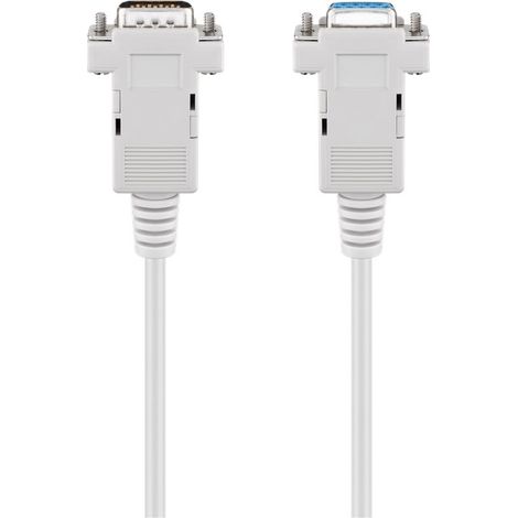 Wentronic - Cable conector (conector D-Sub de 9 pines a conector D-Sub de 9 pines, 5 m) (1/2)
