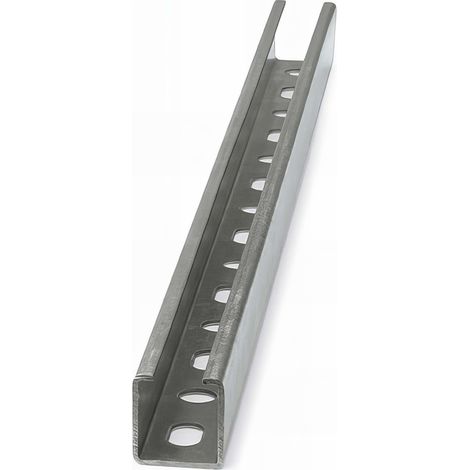 6 rails, guides perforés Inox A2 27 x 18 x 1,25 x 2000 mm - GPI271812 - Index