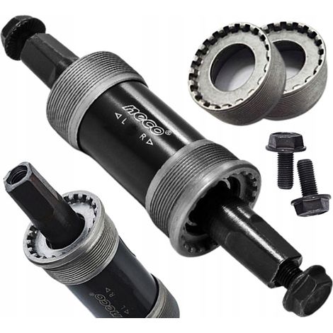 Neco Tretlagersatz BSA-Achse Vierkant 68/118 mm (1/5)
