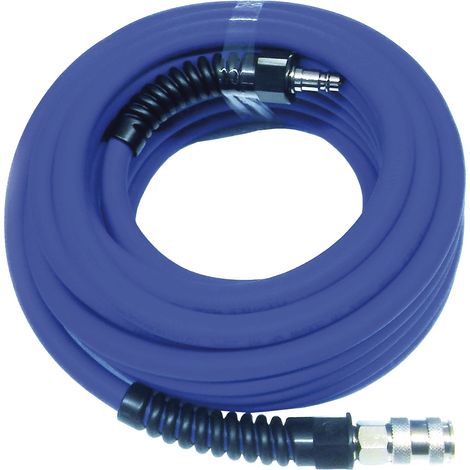 DL-Gummischlauch Länge 10 m mit Kupplung und Nippel 10 x16 mm