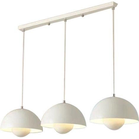 Lustre, suspension moderne, plafonnier suspendu avec ampoule, luminaires de décoration intérieure, 3 températures de couleur, 23 cm (vert) (1/2)