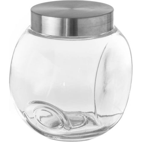 Bocal Cuisine en Verre avec Bouchon en Inox - 175cl