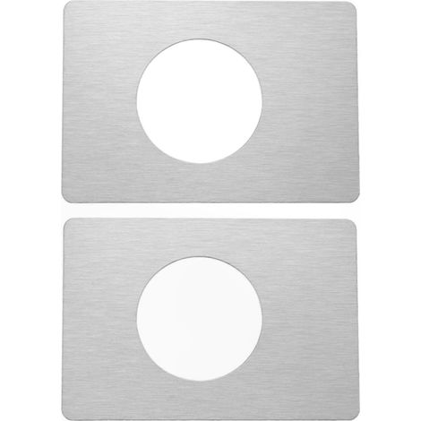 Paar Türverstärkungsplatten aus Edelstahl, 2er-Set, zur Reparatur von Türgriffen und Schlössern (1/5)