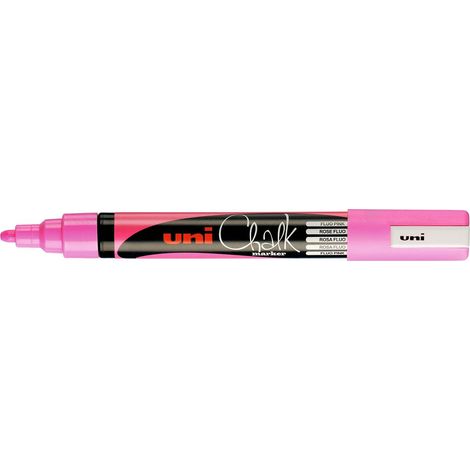 Rotuladores de tiza líquida Uni-Ball PWE-5M Rosa (6 Piezas)