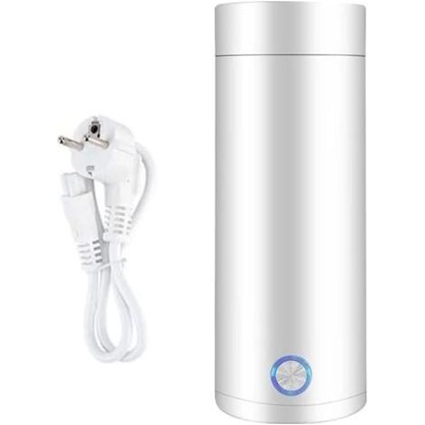400ml Mini Elektrischer Wasserkocher - 3 in 1 mit Thermoskanne und Tasse - 304 Edelstahl - 4 Minuten Schnellaufheizung (1/5)