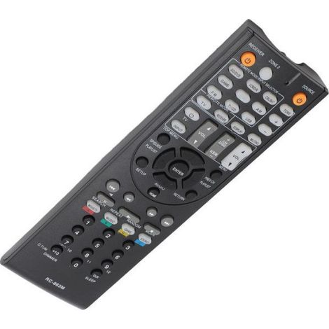 Télécommande RC 863M - Pour Récepteur AV - Compatible Modèles RC 882M TX NR5010 TX SR445 RC 865M - 2 Piles AA Requises - 1 Pièce (1/5)