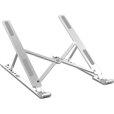 Laptopständer aus Aluminium, verstellbarer Notebookständer, faltbarer Laptopständer, ergonomische Computerablage mit Kühlung.