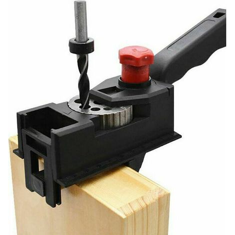 Gabarit de perçage universel avec tailles de trous réglables, adapté aux chevilles en bois, antidérapant, Ø 3-12 mm