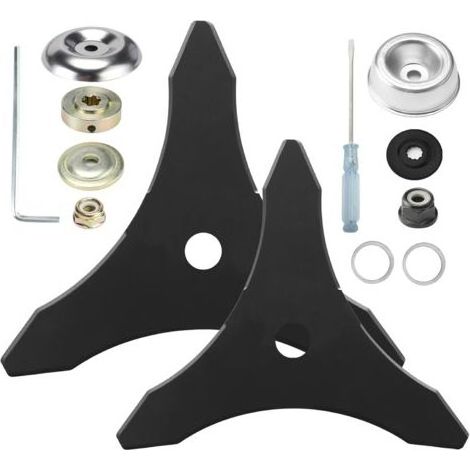 Lame De Débroussailleuse - Carbure - Compatible Tige 20 mm Et 25,4 mm - Pour Débroussailleuses À Tige Droite - 1 Pièce (1/5)