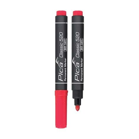 PENNARELLO CLASSIC 520/40 PICA - ROSSO PUNTA TONDA- 10 pezzi