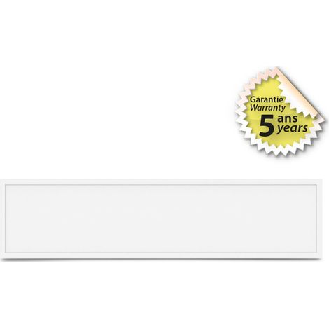 Dalle LED Blanc 295 x 1195 mm 28W 4000K - Garantie 5 ans Miidex Lighting® (1/5)