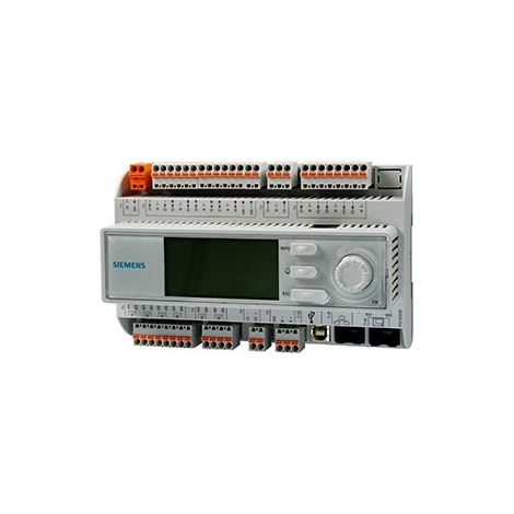 Siemens Climatix POL638.70/STD HVAC controller 24 VAC/DC 21 I/O Ethernet RS485 KNX Modbus JSON PL-Link SD card USB HMI