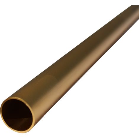 Saniverre – Tube aluminium anodisé 100 cm Ø 30 mm – Surface lisse et résistante à l'oxydation – Pour assemblage et soudure – Lot de 1