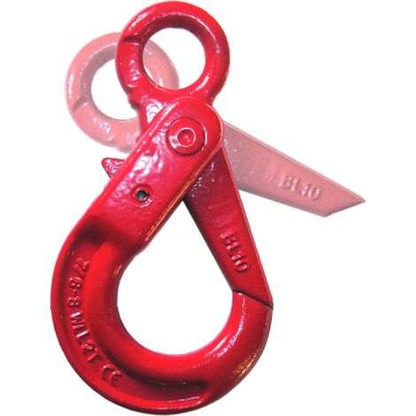Crochet verrouillage auto a oeil cmu 3,15 t chaîne d.10 mm LEVAC - 5157C