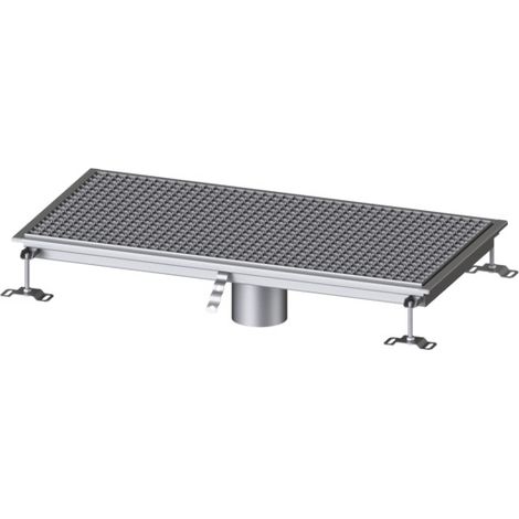 -Bodenwanne Ferrofix ohne Klebeflansch, 500 x 1000 mm