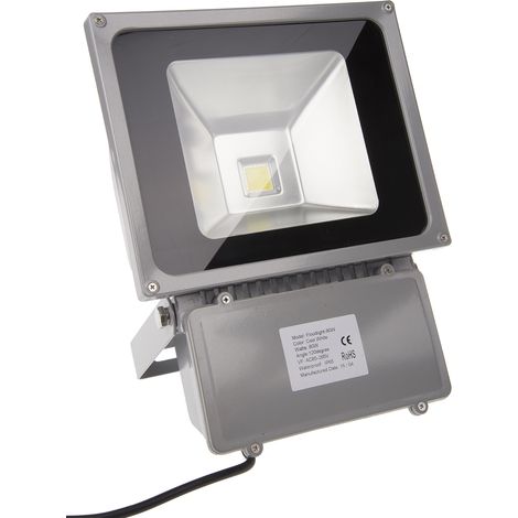 Projecteur RS PRO, 80 W, IP65, 6 400  7 200 lm, 6500K, 1 LED ( Prix pour 1 ) (1/3)