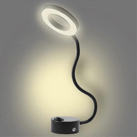 Lampe de chevet LED pour dortoir, applique murale flexible (1/2)