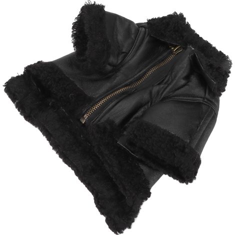 Veste en cuir pour chien, épaisse et coupe-vent, style motard, idéale pour l'hiver et les chiens de grande, moyenne et petite taille (XL). (1/5)