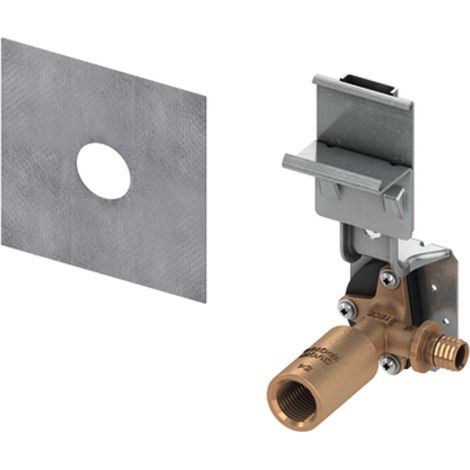 TECE TECEprofil Conexión de grifería incl. placa de pared 1/2 x 1/2", Bronce de silicio, 9020004