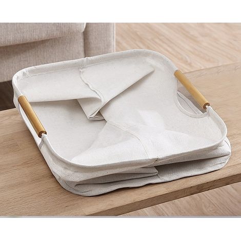 Panier de rangement portable extensible Jiayu, style japonais original, panier de rangement ménager, portable, grande capacité, imperméable, panier à linge (grande taille) (1/5)