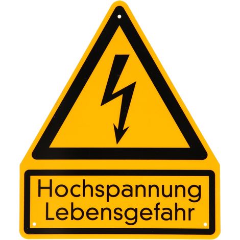 KS Tools Warnschild Hochspannung, Lebensgefahr (1/2)