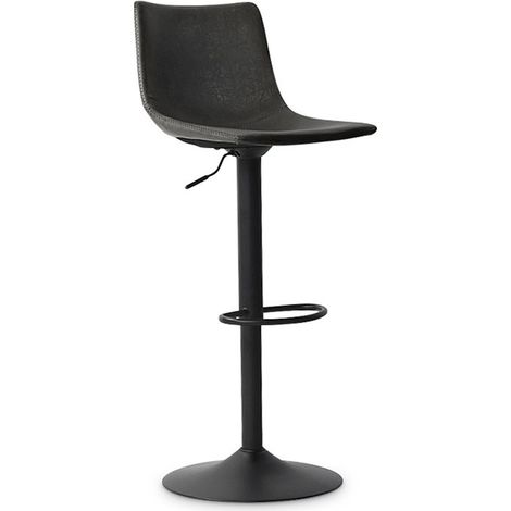 Chaise de bar réglable Fontana - anthracite (1/5)
