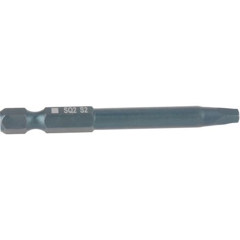 10 pièces embouts de vissage carrés 6,3 mm 1/4 pouce, tige hexagonale 65 mm, acier allié S2 (1/5)