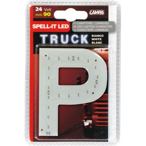 Spell-It Led, 90 mm, 24V - Bianco - P
