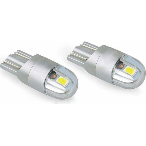 T10 W5w Led Feu de Position Veilleuses 12v 6000K Blanc 3030 2SMDClignotant Pour Ampoule Plaque Feux de Gabarit Voiture Moto (1/5)