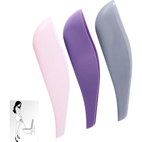 Lot de 3 urinoirs de voyage portables de 20 cm pour femmes, idéaux pour les événements en extérieur et les déplacements. (1/5)