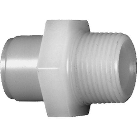 Raccord de transition GF PVDF d 16x3/8" AG