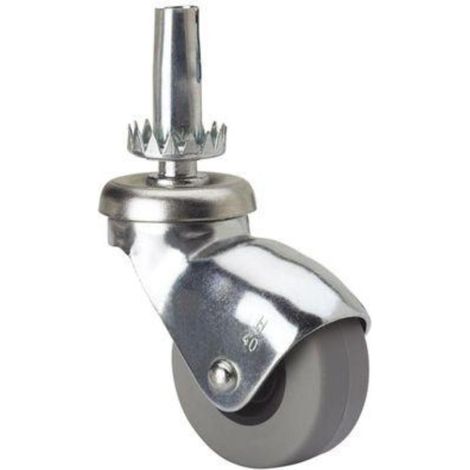rueda giratora esp.lisa m10x33 capu.p/mad.40hsr40-pgi poliamix-goma gris liso (1/2)