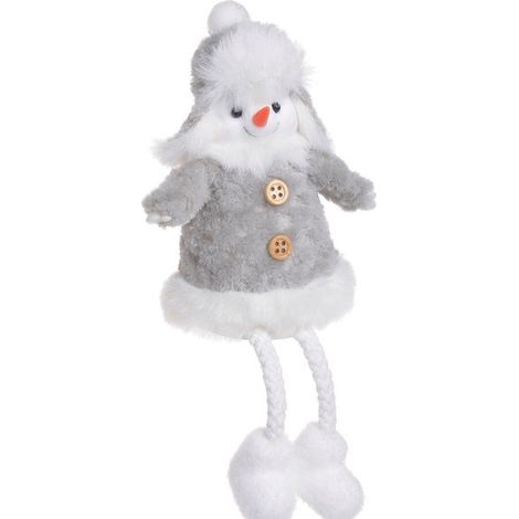 pupazzo di neve di peluche seduto 18cm  232CAN204285