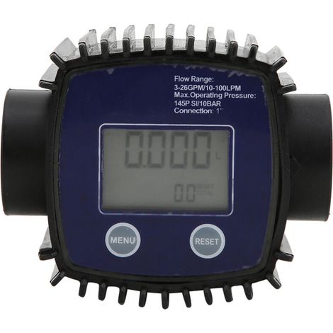 Capteur de Débit d'Eau Numérique K25 avec Écran, Filetage Femelle 1 Pouce, Gamme 10‑100L/MIN (1/5)