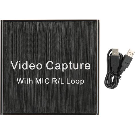 Carte de Capture Vidéo USB 2.0 avec Sortie HDMI en Boucle, Compatible 4K, Alimentation 5V 0.4A (1/5)