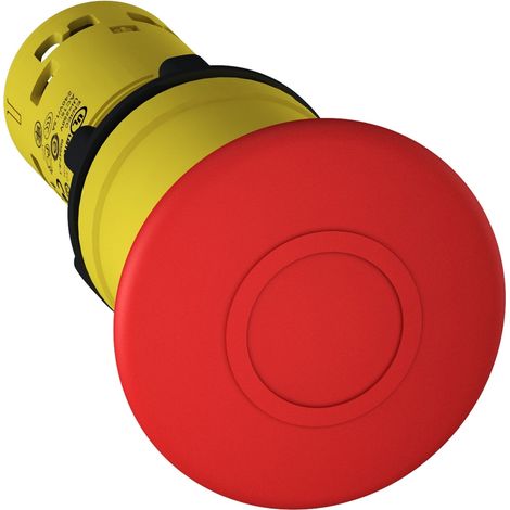 Harmony XB7 bouton arrêt urgence pousser tirer 1O rouge diam. 40 SCHNEIDER XB7NT844