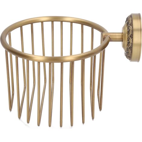 Porte-serviettes mural en laiton, fixation WC, conception stable (1/5)