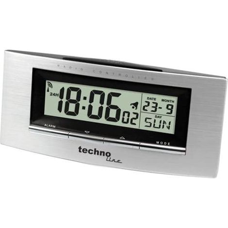 [JAMAIS UTILISE] Proficell WT 182, 63 x 35 x 140 mm, 2 x AA Mignon, Argent - Réveil