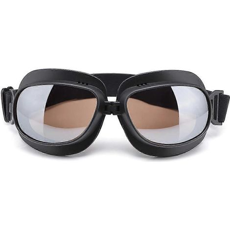 Motorradbrille Retro Vintage Pilot Cruiser Moto Cross Gafas Brille ATV UTV Scooter--Modell 5