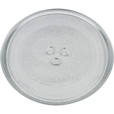 Plato Cristal Microondas Ø 245mm Trébol  Código 00662071 Compatible con Bosch y LG  Recambio Original HMT72M650 (1/2)