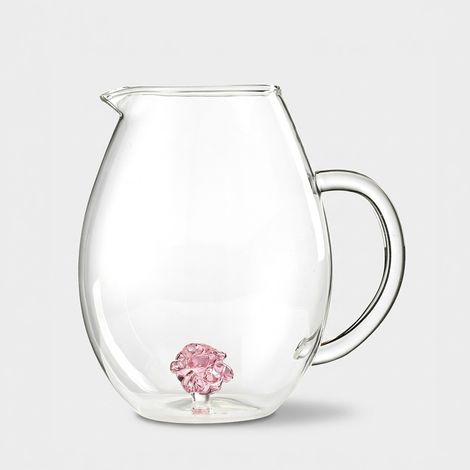 Brocca in vetro di design 1,6 lt Il Nodo dell'Amore (1/3)