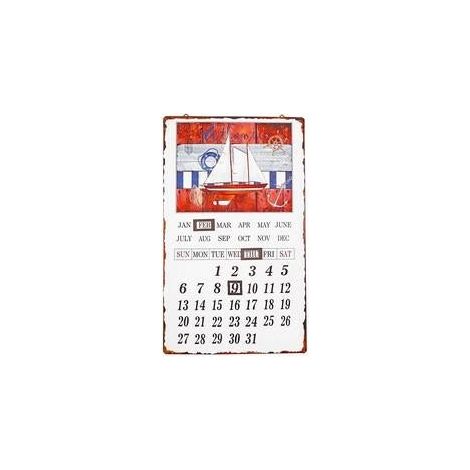 Calendario mare in ferro, 30x50 cm (kit da 5)