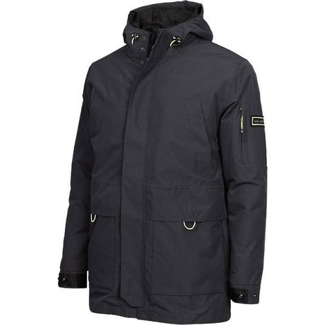 Parka de Travail Conor - Taille XXL - Anthracite et Noir - Résistant et Confortable - D-Work