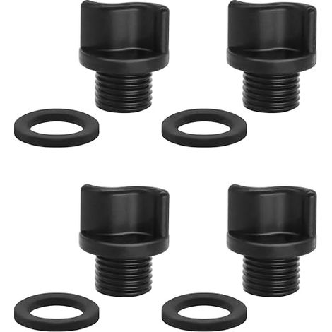 Pool Pump Drain Plug with O-Rings Accessories Sand Filter and Bleeder, Probe Plug and Connector for Swimming Pool System (1/5)