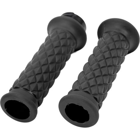 Poignées de guidon universelles 25 mm pour moto CBR600RR et CBR1000RR (1 paire), noires, compatibles avec les modèles CBR600RR et CBR1000RR. (1/5)
